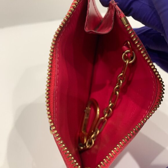 Louis Vuitton Red Vernis Key Cles Sku#84558 - Picture 9 of 12